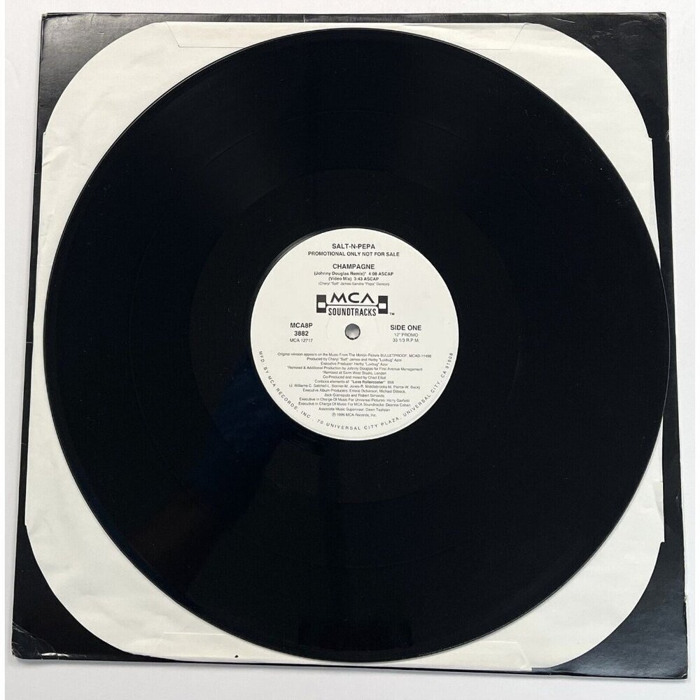 Champagne by Salt-N-Pepa 12" Vinyl Promo Single MCA8P 3882 1996 VG+
